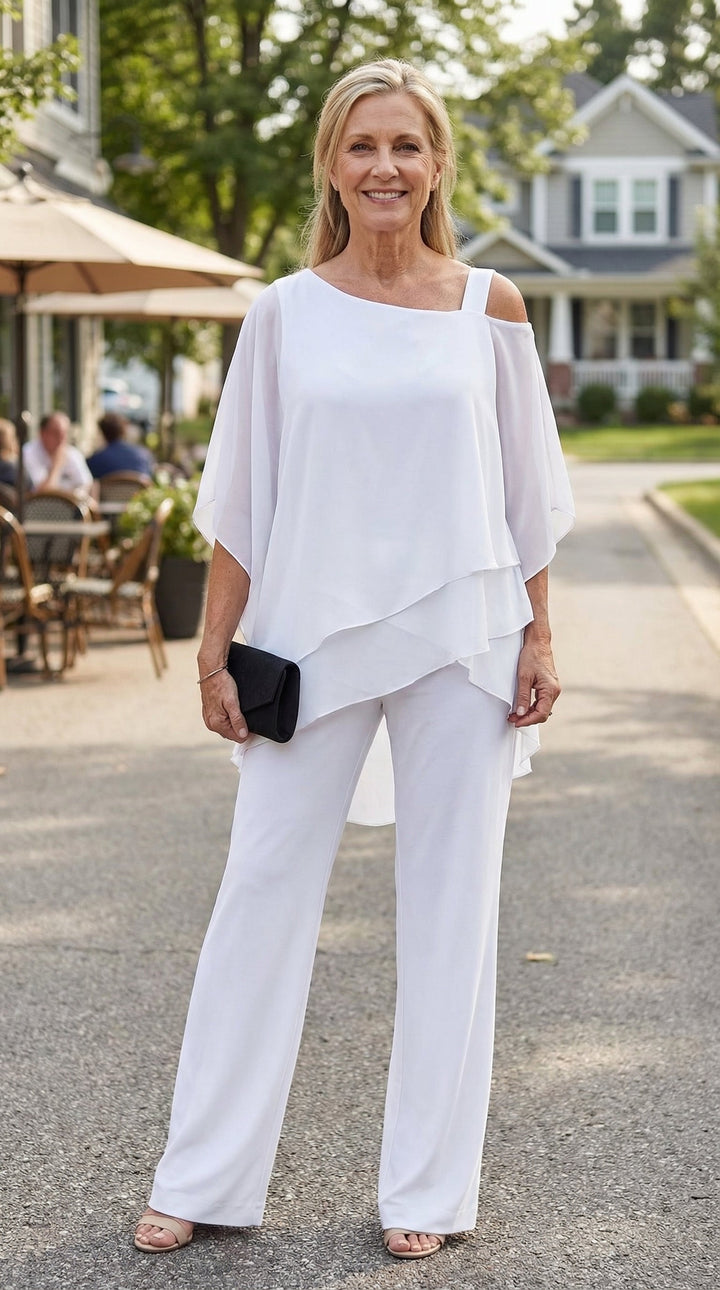 Valerie - Soft Drape Two-Piece Set – Effortless Polish, All-Day Comfort