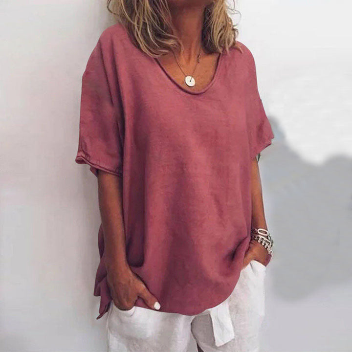 Irene | Soft Drape Everyday Top – Confidence Without Compromise